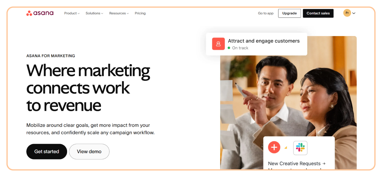 Asana preview