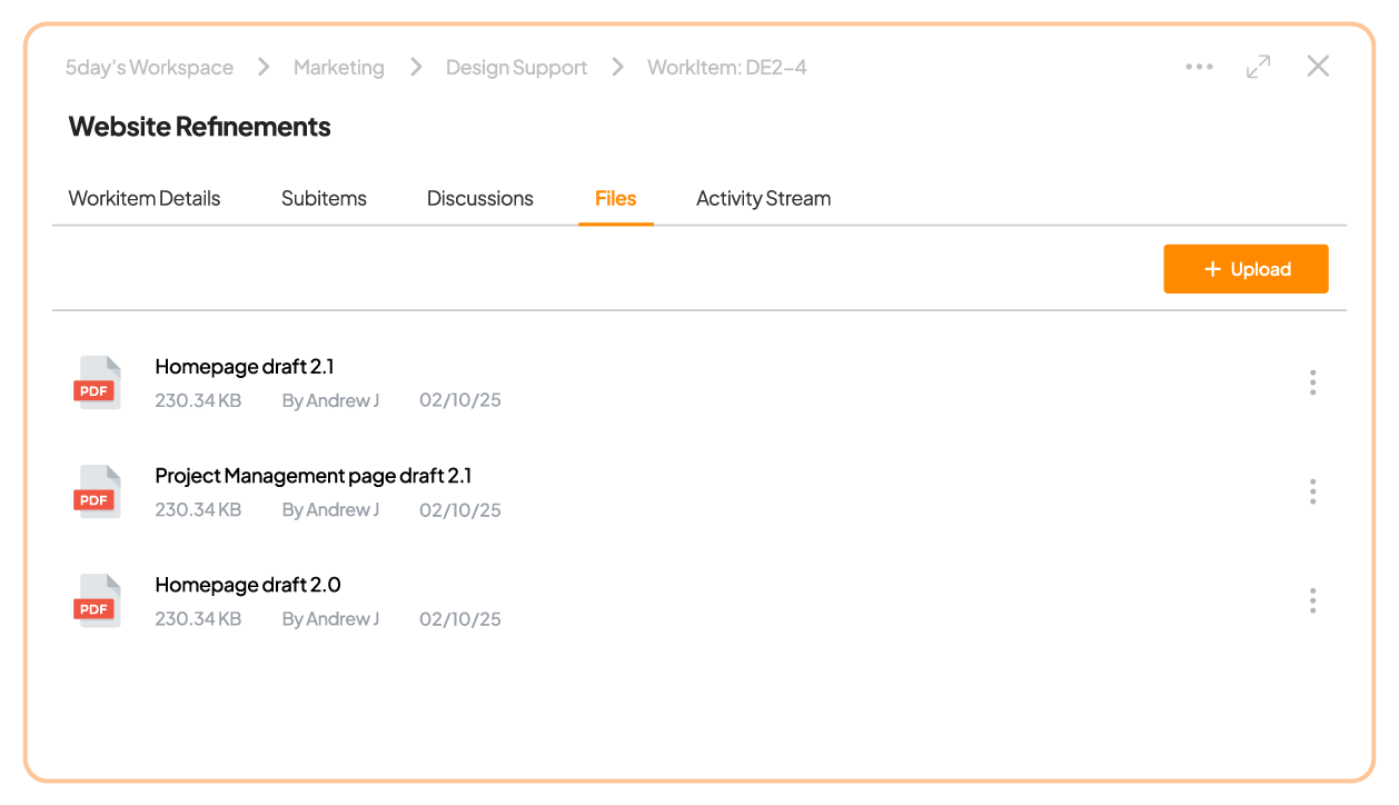 Asset & File management built for content ops 