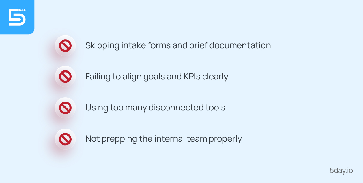 Client onboarding mistakes to avoid