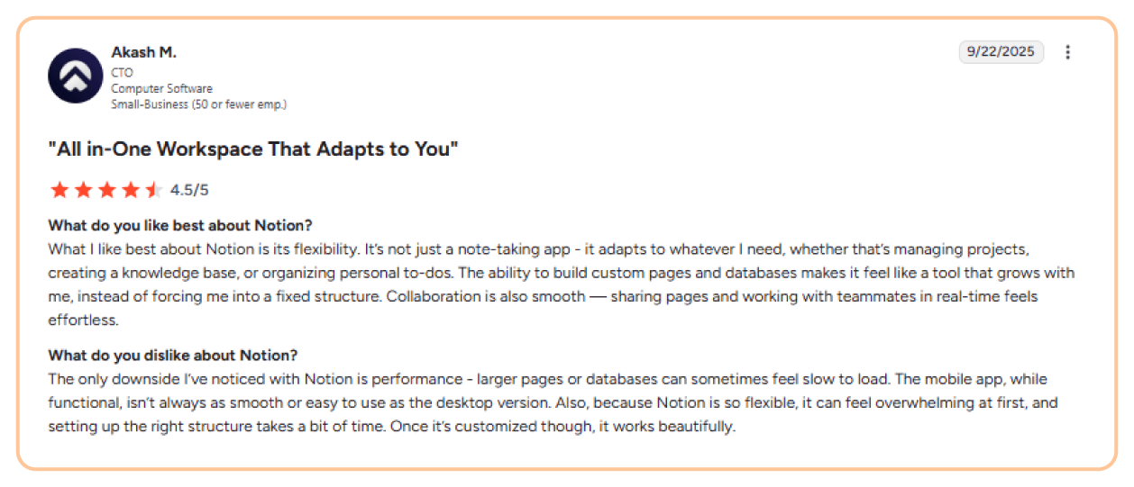 Notion review 
