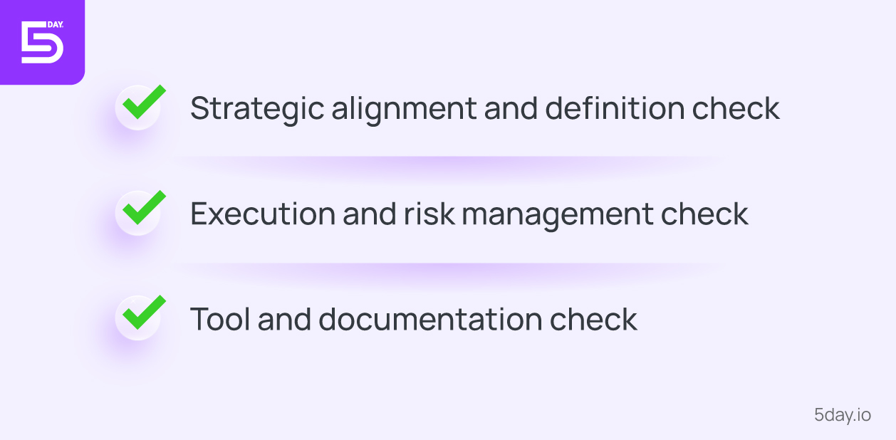 Project plan checklist overview