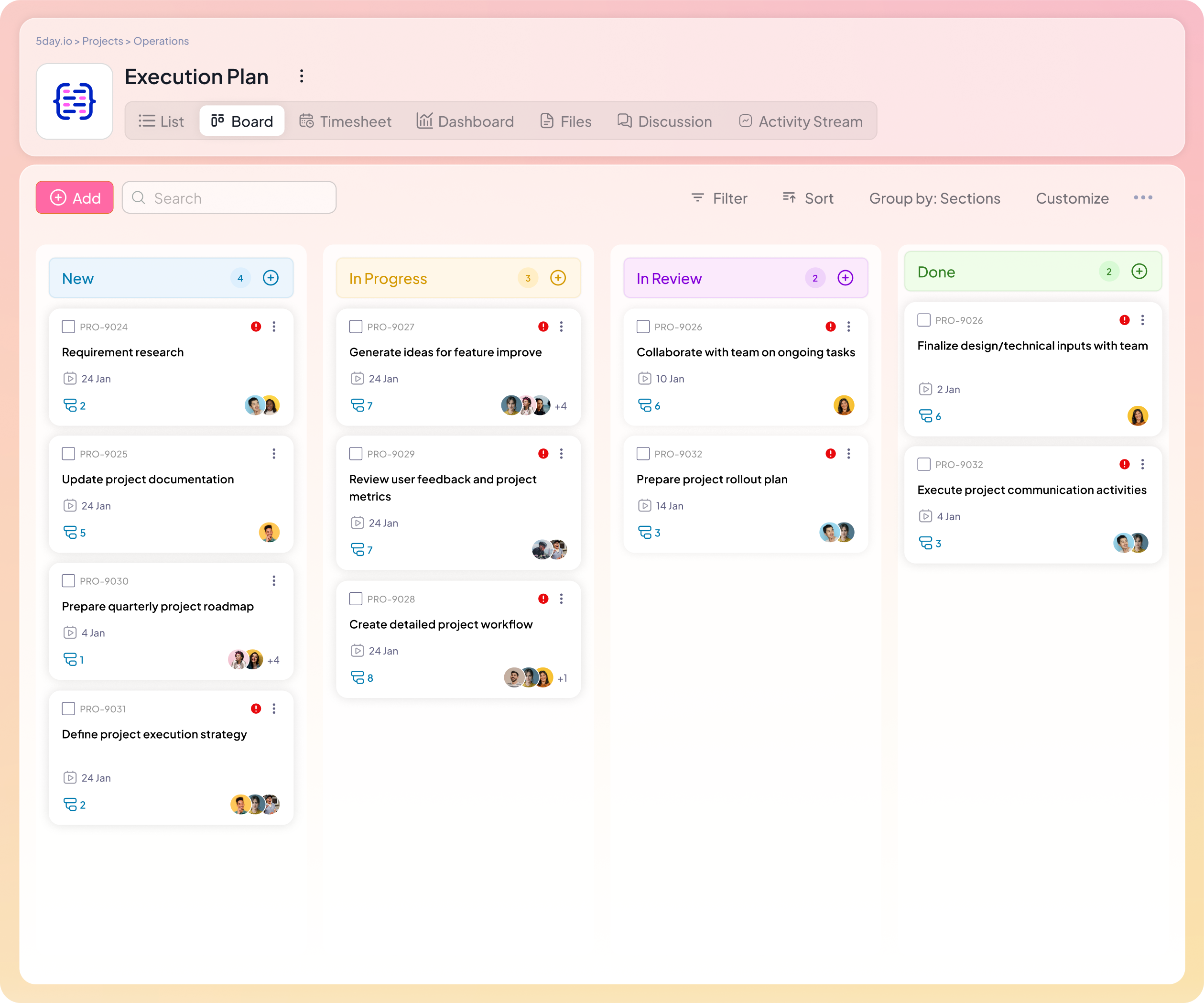 How 5day.io can help you apply CCPM
