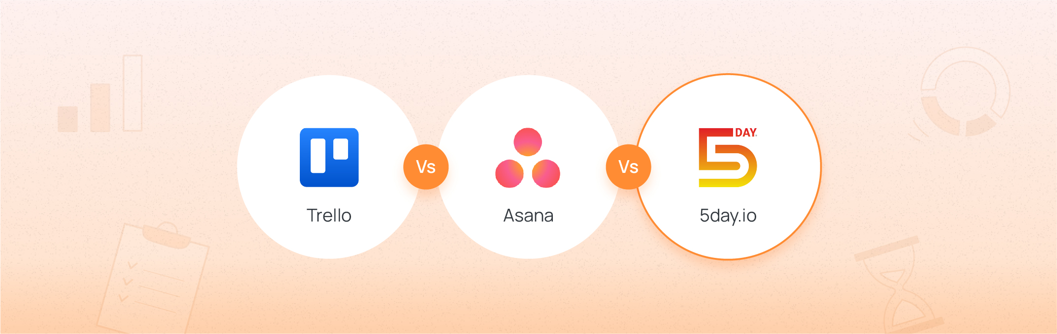 Trello vs Asana vs 5day.io