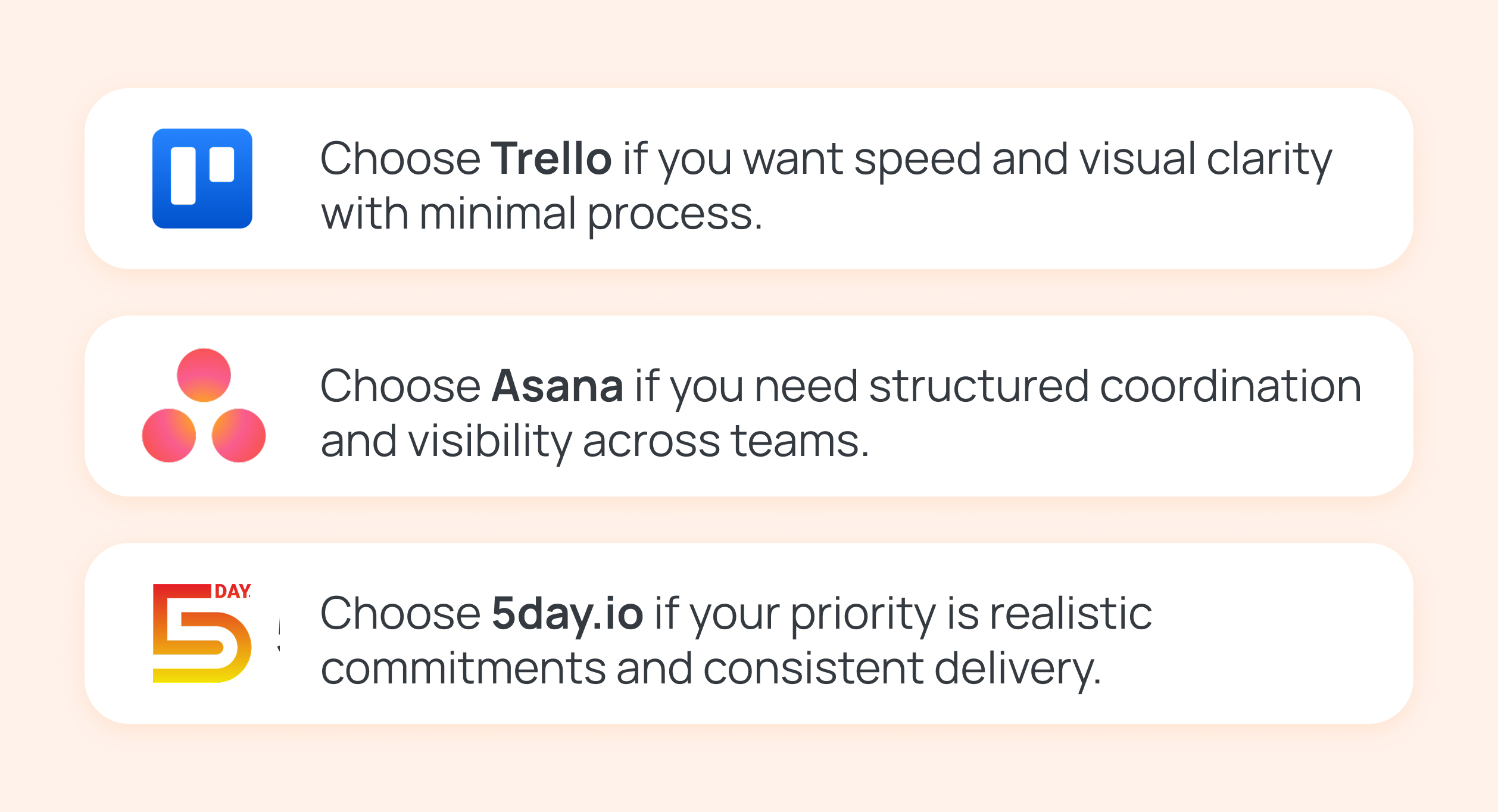 Which project management tool is best for you