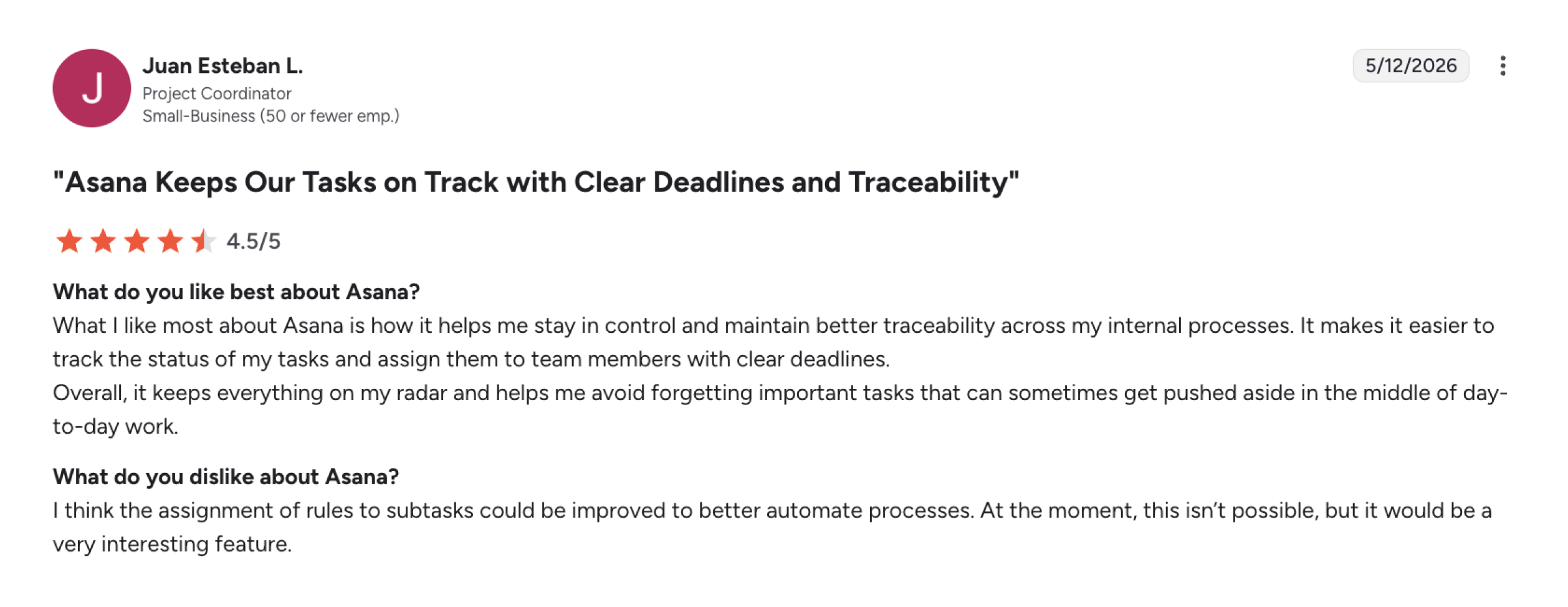 Asana review