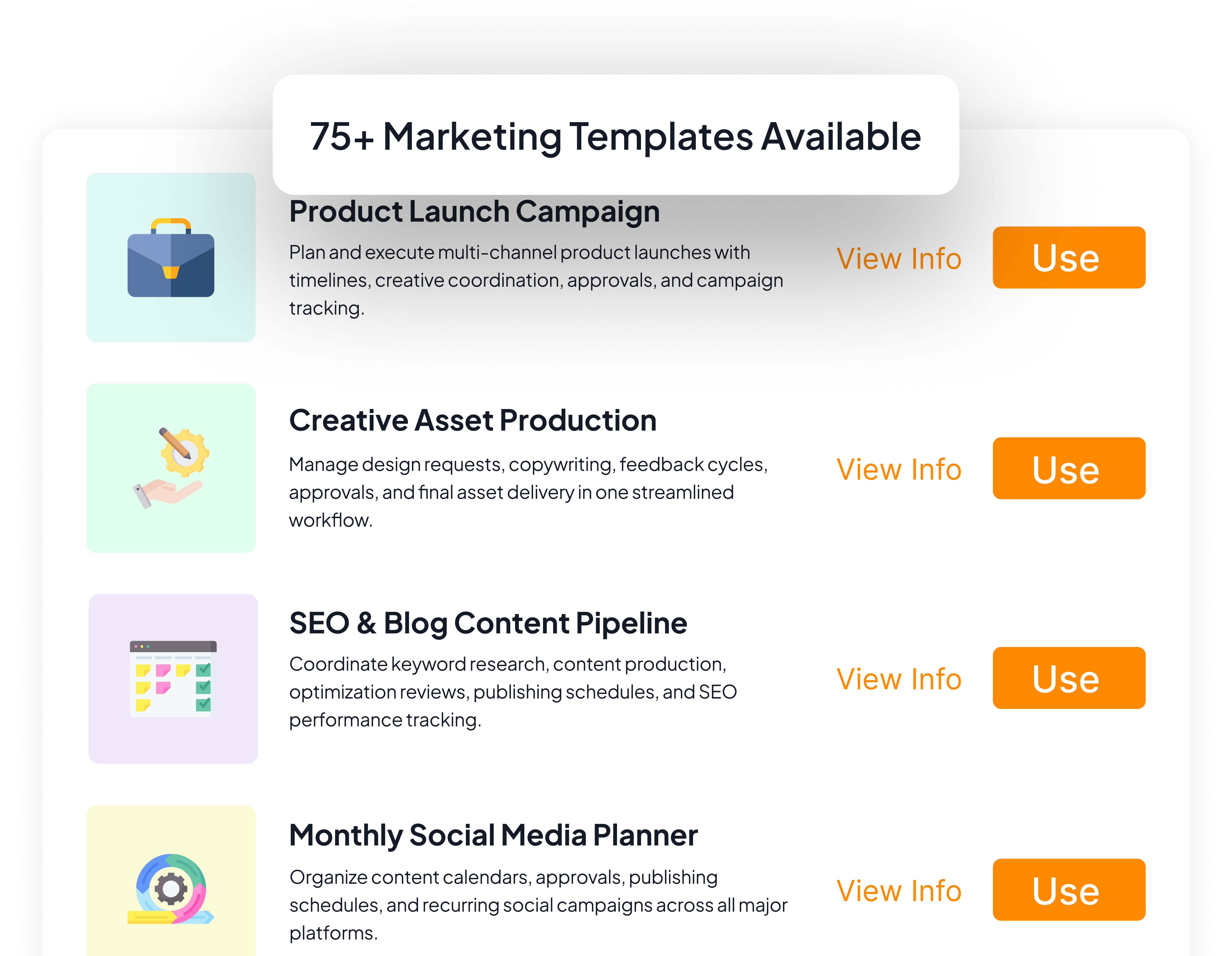 Templates in 5day.io