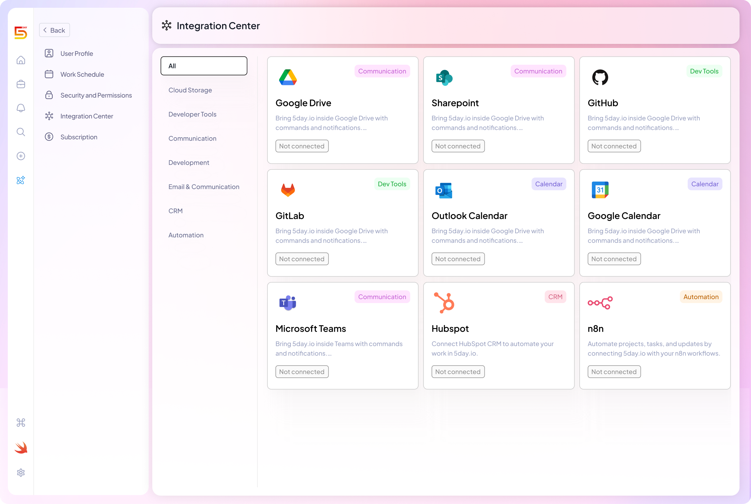 5day.io and Marktech’s Integration