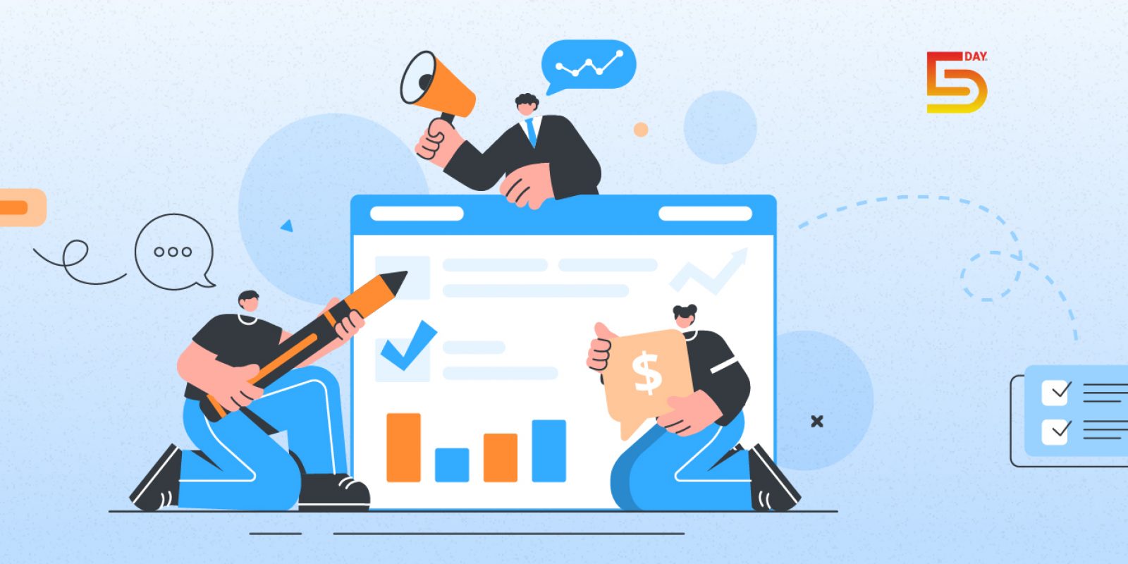 Marketing campaign management with 5day.io marketing project management tool