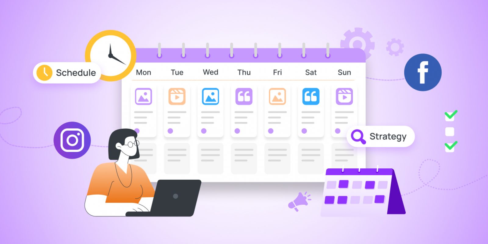 How to Plan and Schedule a Week of Social Media Posts